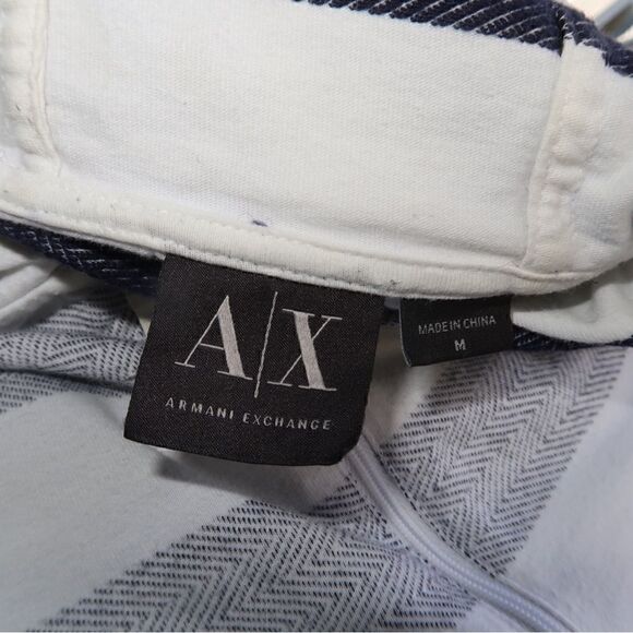 Armani Exchange 1/4 Zip Men’s Pullover Hoodie - Picture 6 of 8